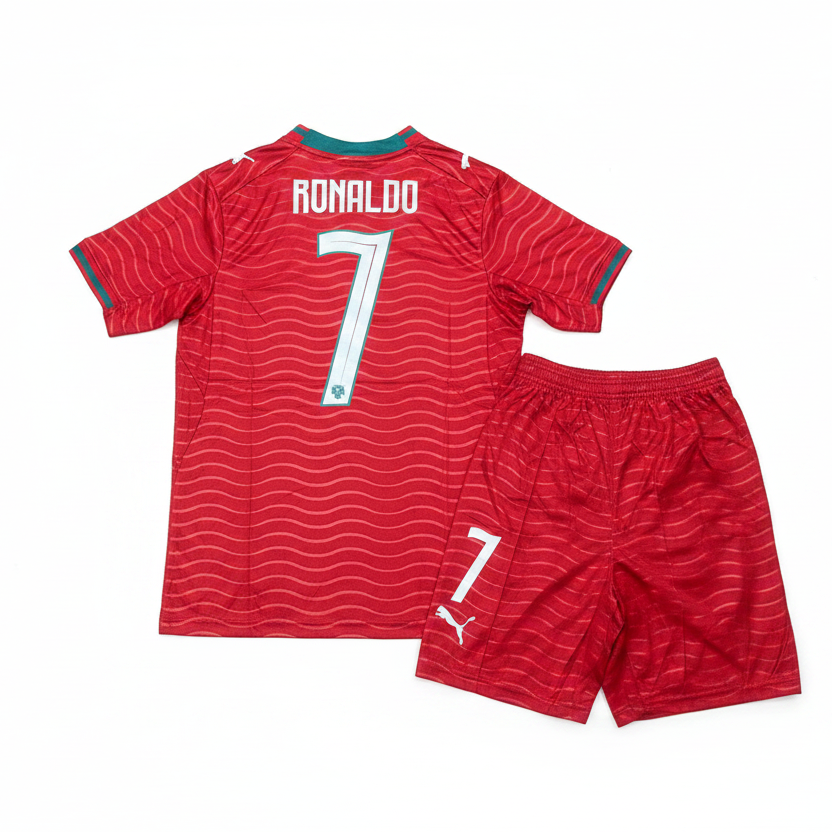 Football Uniform Portugal Adult Red