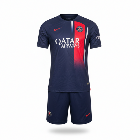 PSG Navy Home Kit - Ghost Mannequin White Background