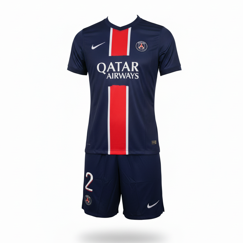 PSG Navy Kit #2 - Ghost Mannequin White Background