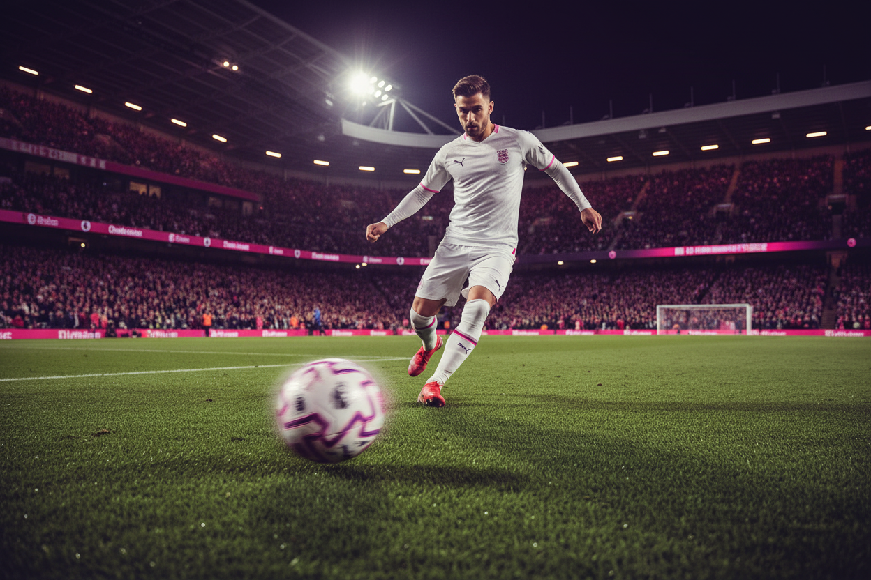 Puma Orbita Premier League Football Lifestyle with Player