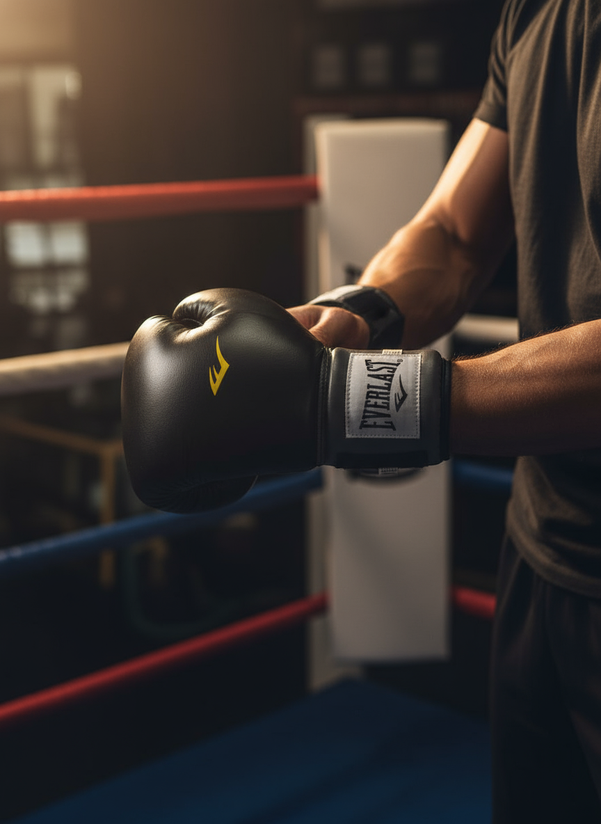 Boxing Gloves  Everlast  color black