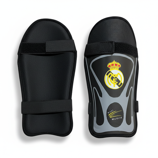Real Madrid Shin Guards White Background