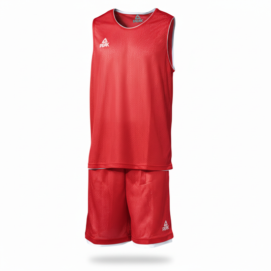 Red basketball uniform