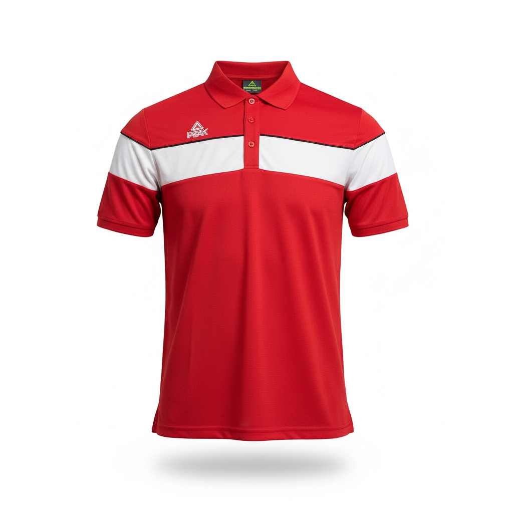 Red Peak polo no mannequin head