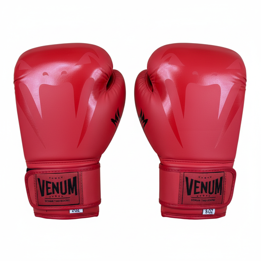Red Venum Boxing Gloves - First Image