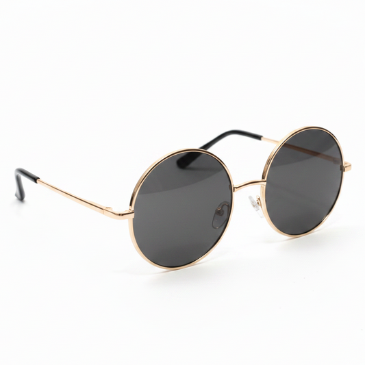 Round Sunglasses – White Background Same Angle