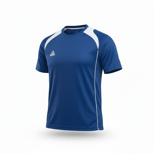 Royal blue PEAK athletic t-shirt