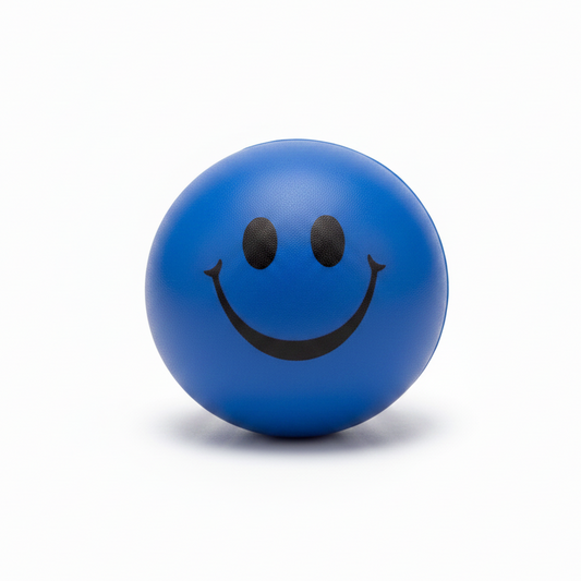 Royal Smiley Face Stress Ball