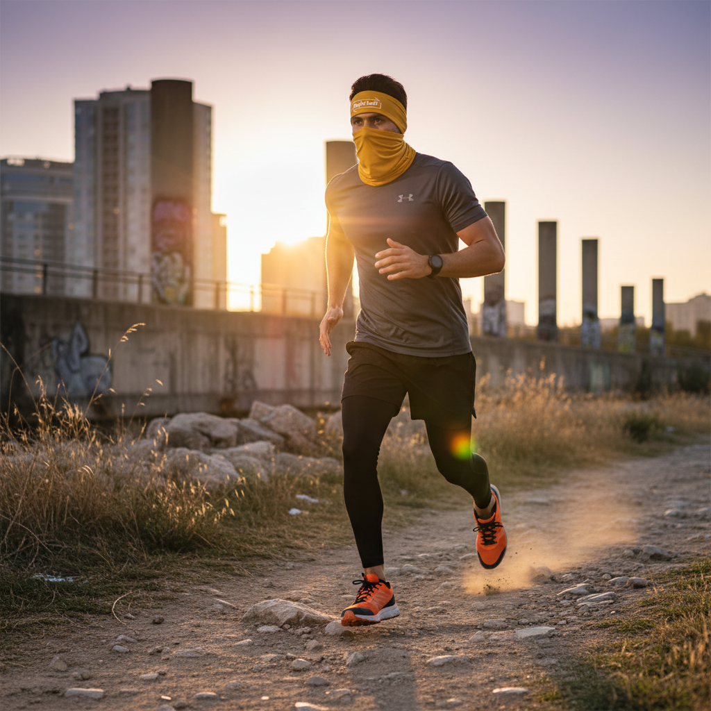 Functional Headgear - Coton Lycra Orange