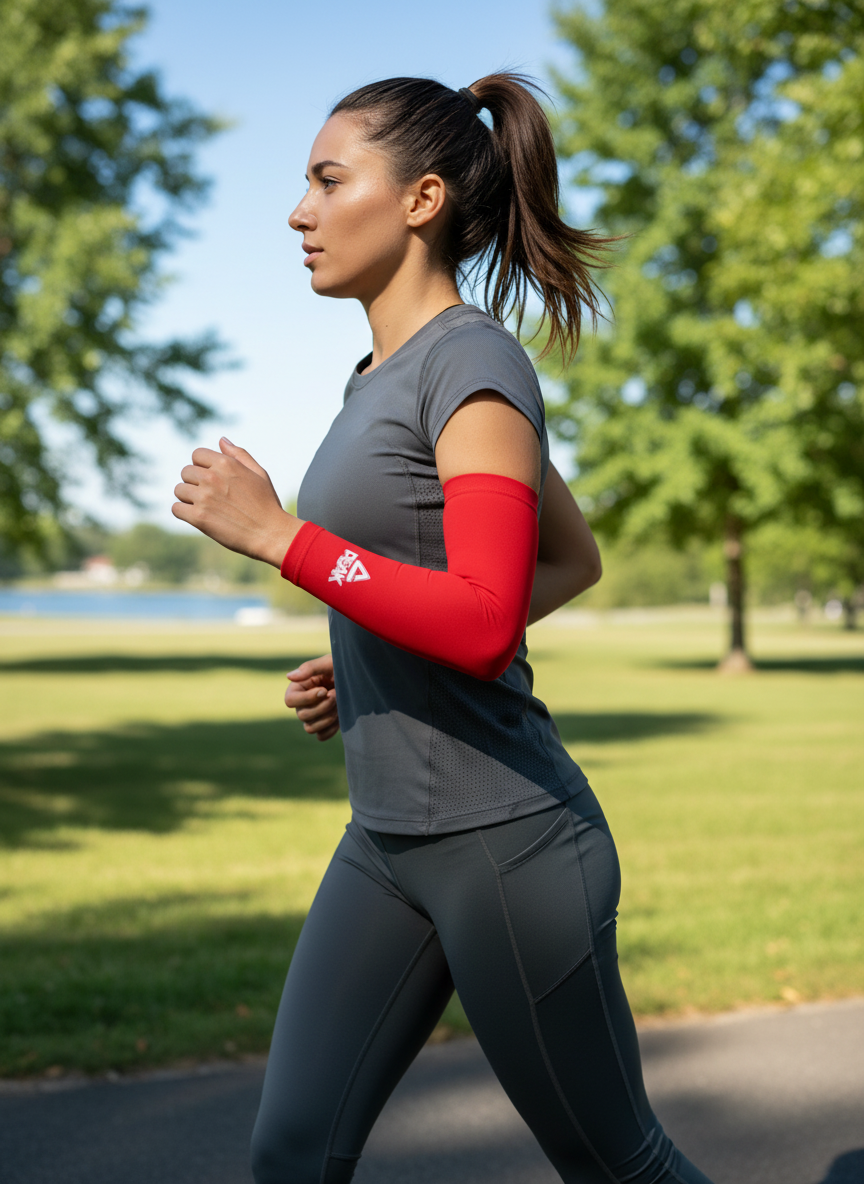 Running outdoors