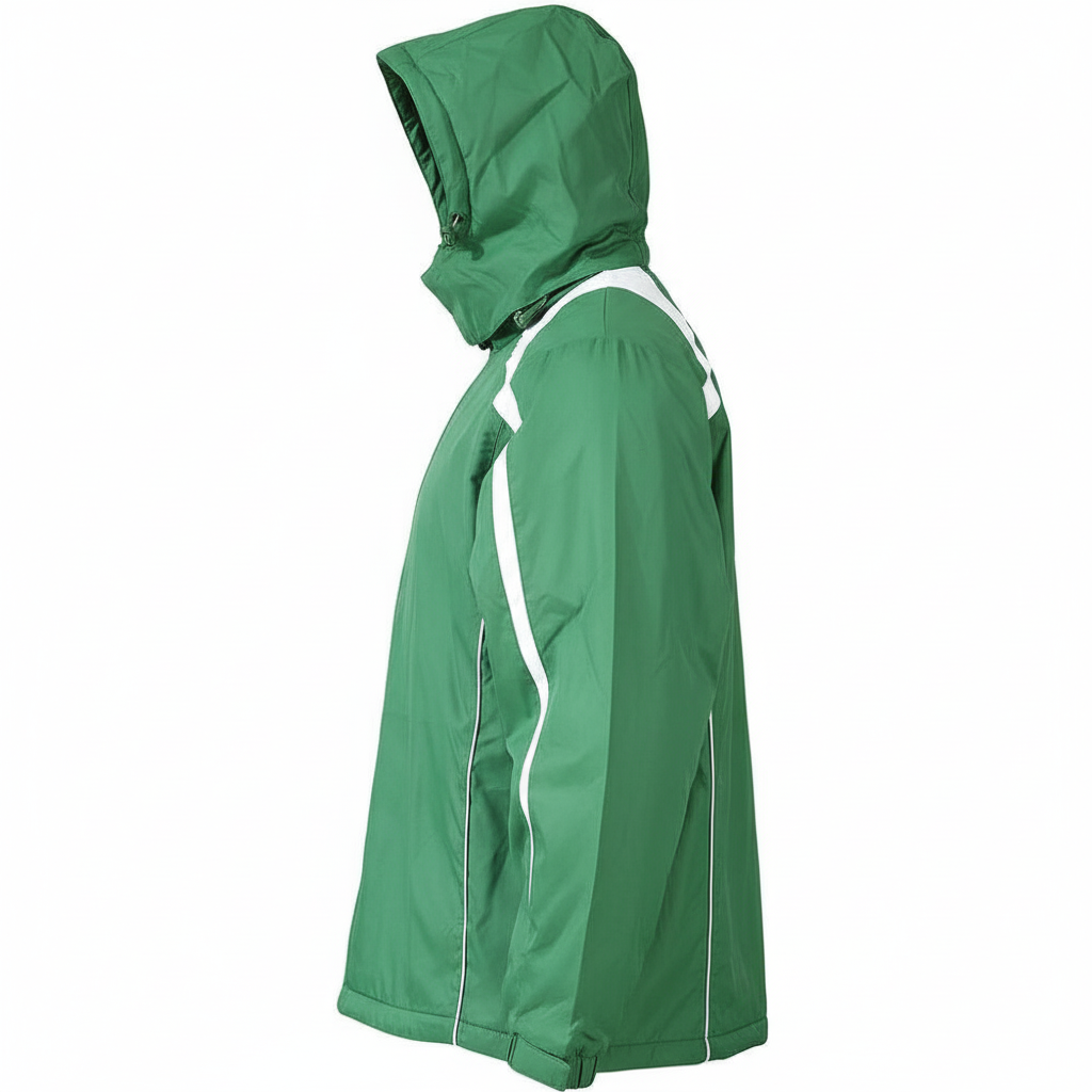 Peak Padding Jacket Green/White