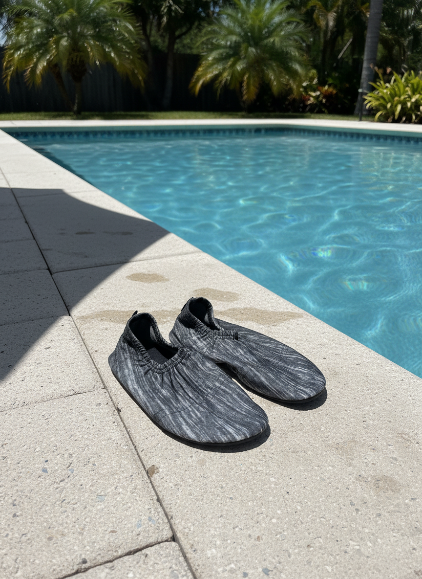 Flexy Slips Lycra Lines Grey