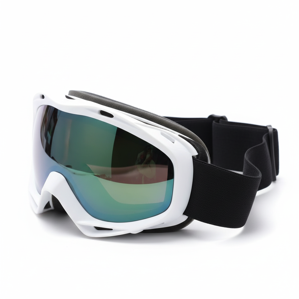 Ski Goggles - White Background