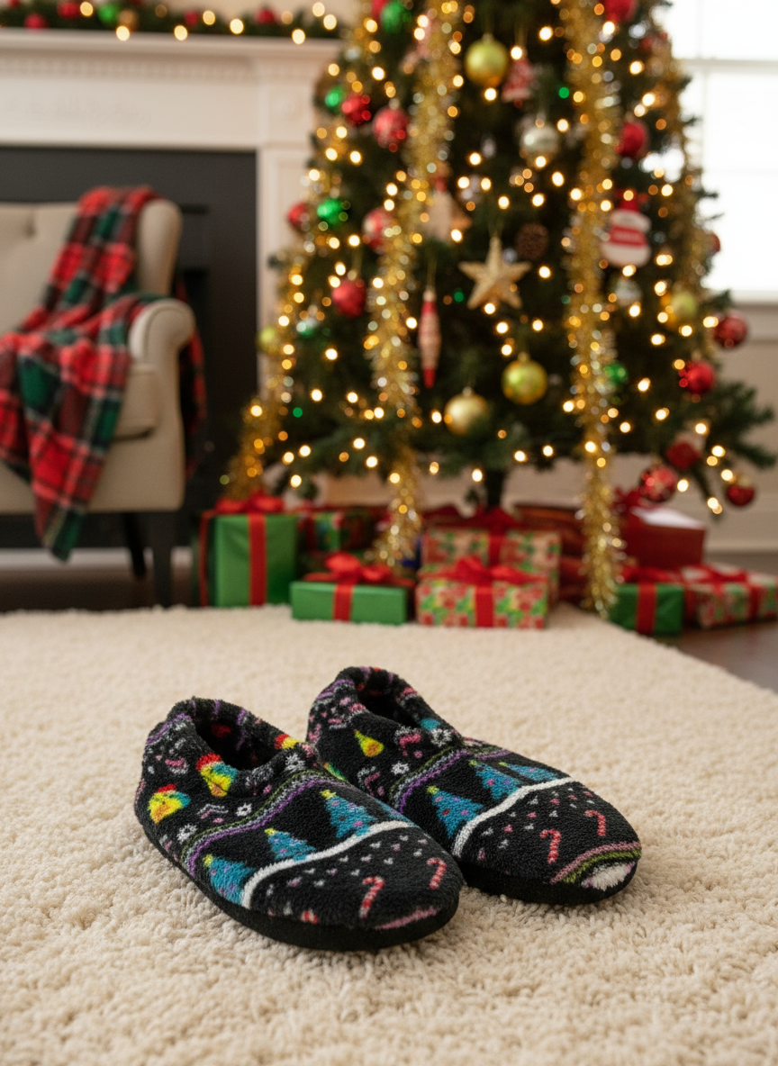 Flexy Slips Furr Christmas Grey