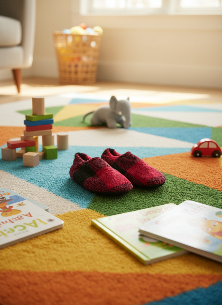 Flexy Slips Furr Carreau Red