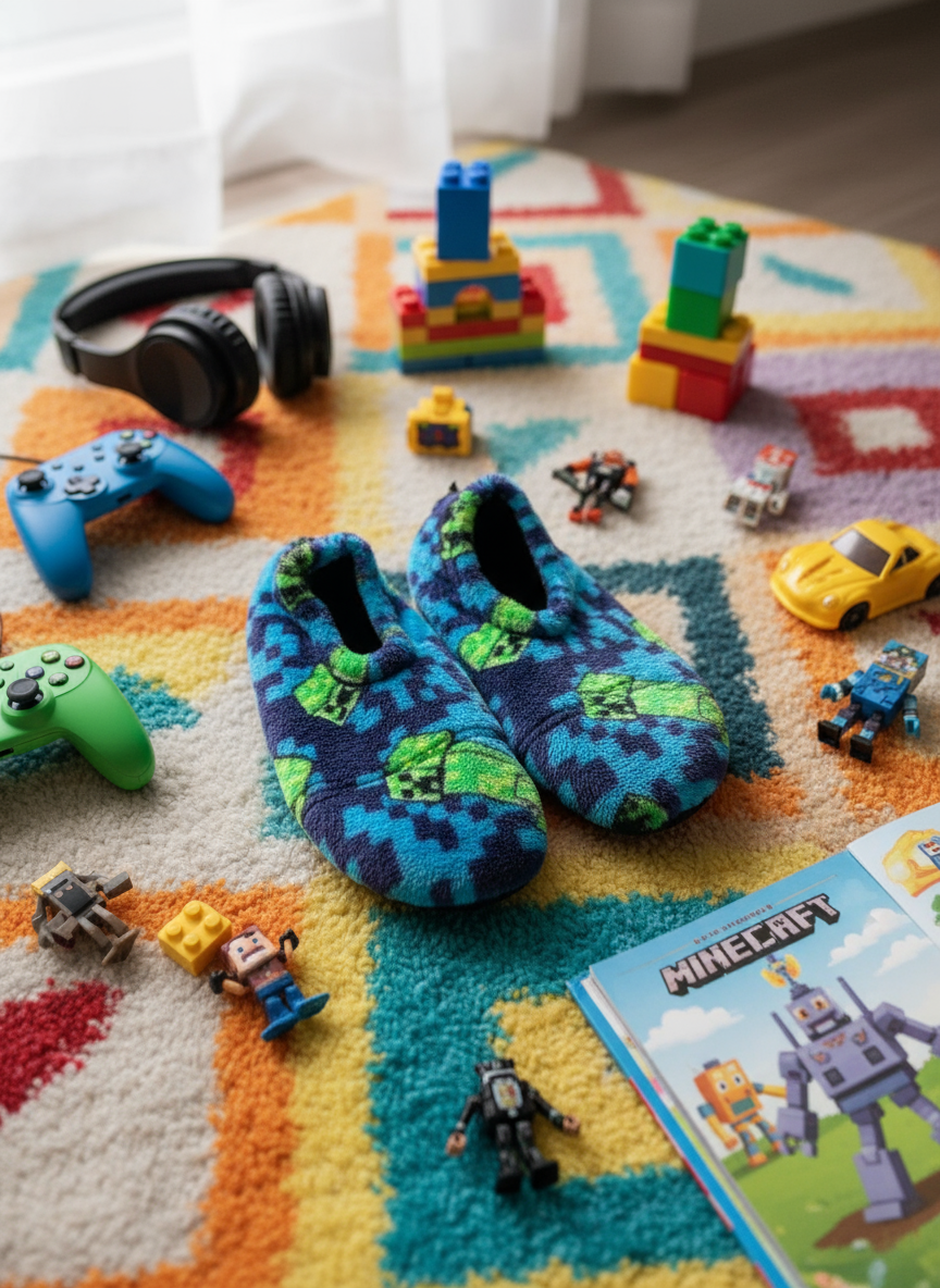 Flexy Slips Furr Blox Blue