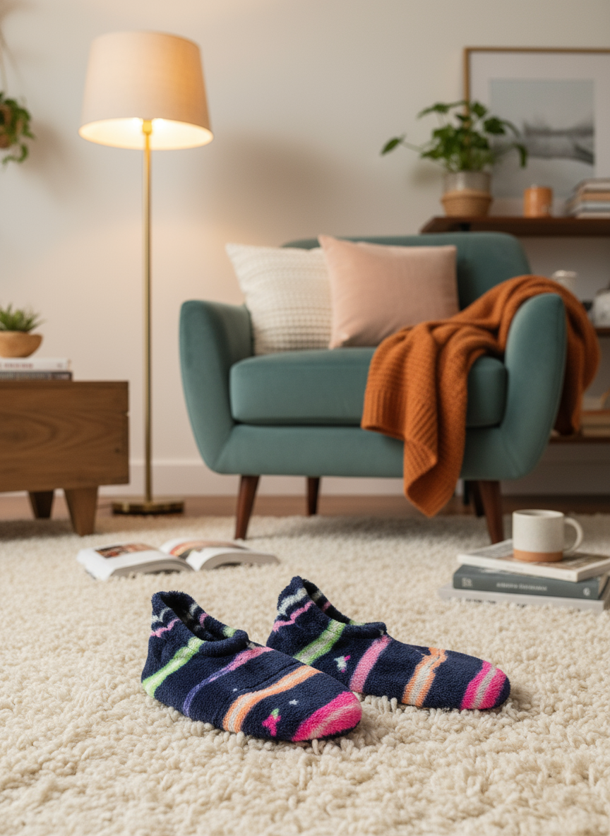 Flexy Slips Fleece Space Pink