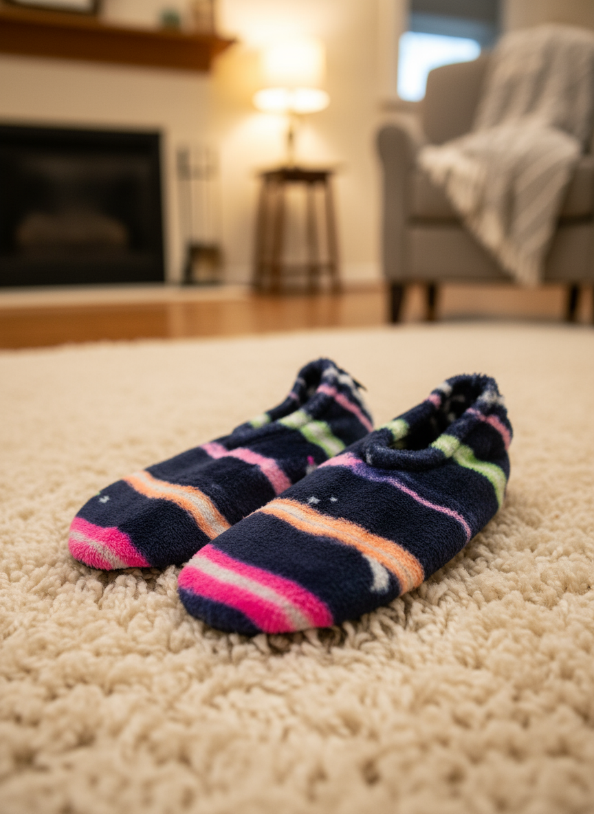 Flexy Slips Fleece Space Pink