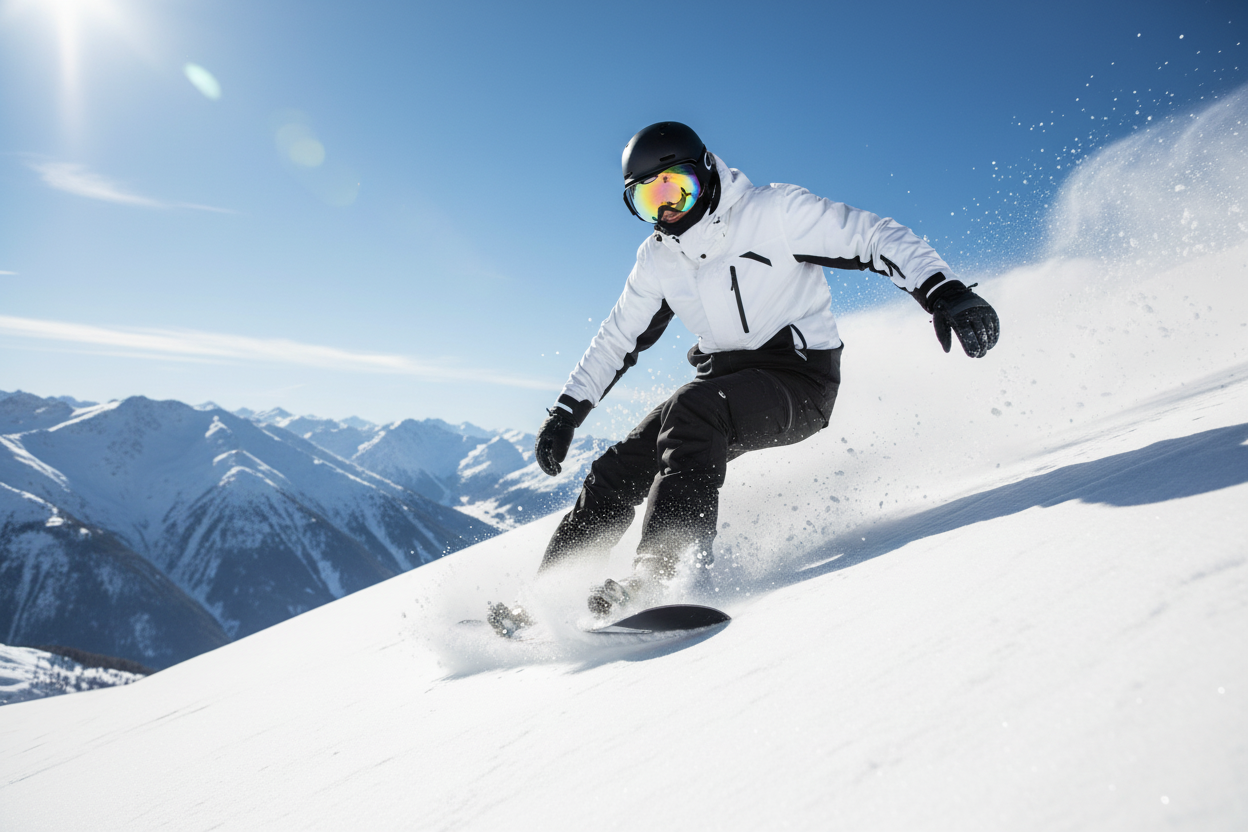 Snow goggles lifestyle photo