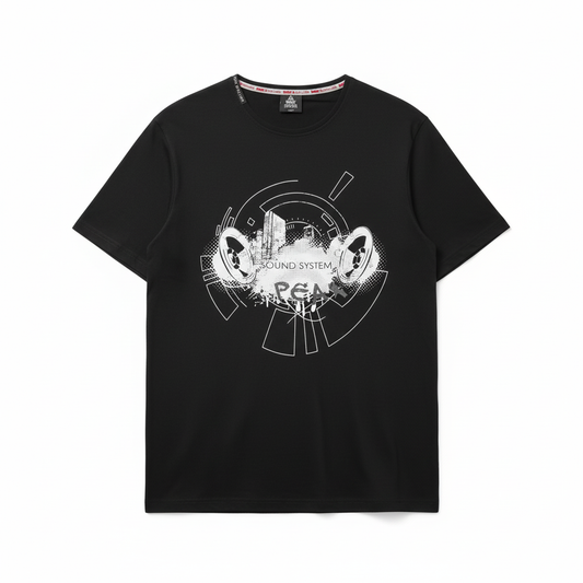 Sound System T-Shirt White Background