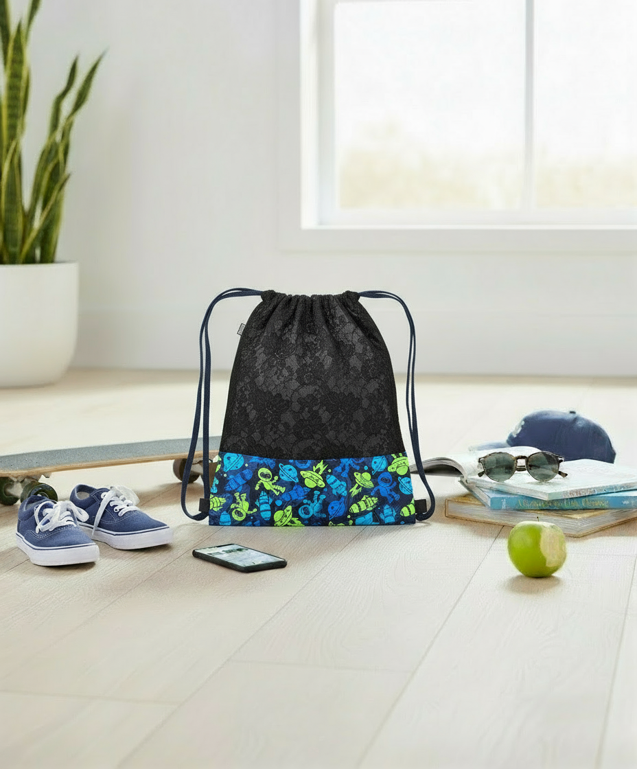 Space Alien Lace Bag Lifestyle Social Media Image