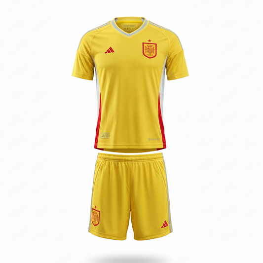 Spain Away Kit – Ghost Mannequin White Background