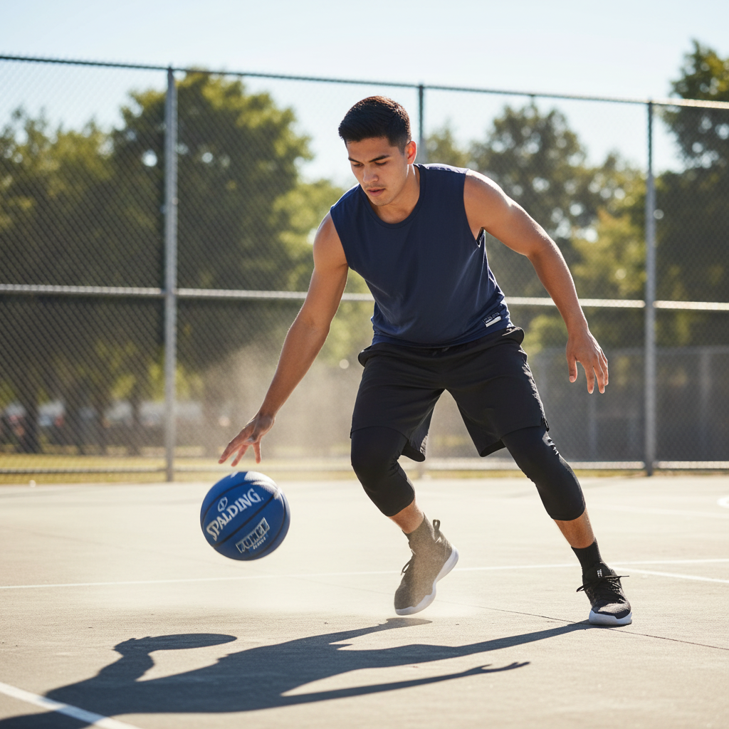 Spalding Force basketball lifestyle photo