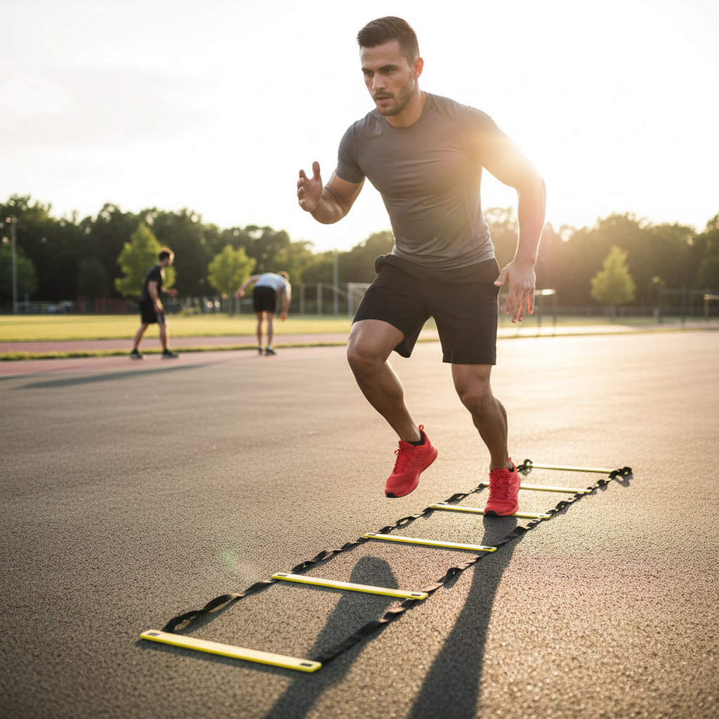 Speed ladder agility training