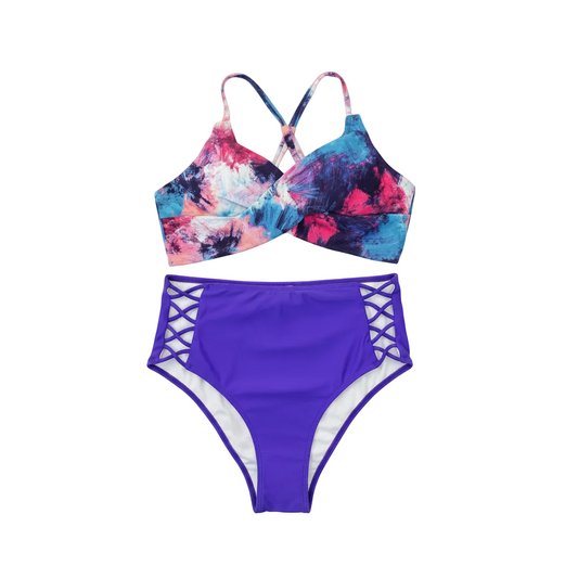 Swimsuit (Maillot) Two-Pieces Floral