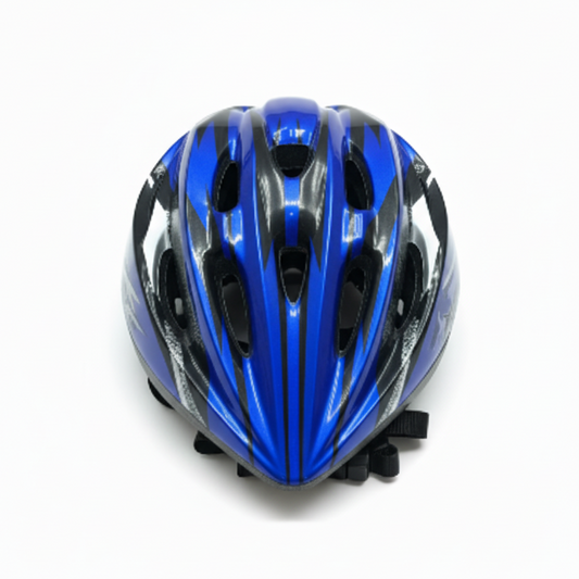 Square blue and black helmet product image