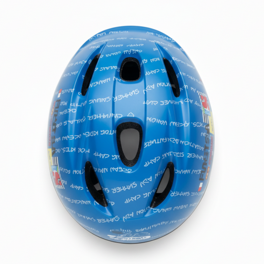 Square blue helmet product image