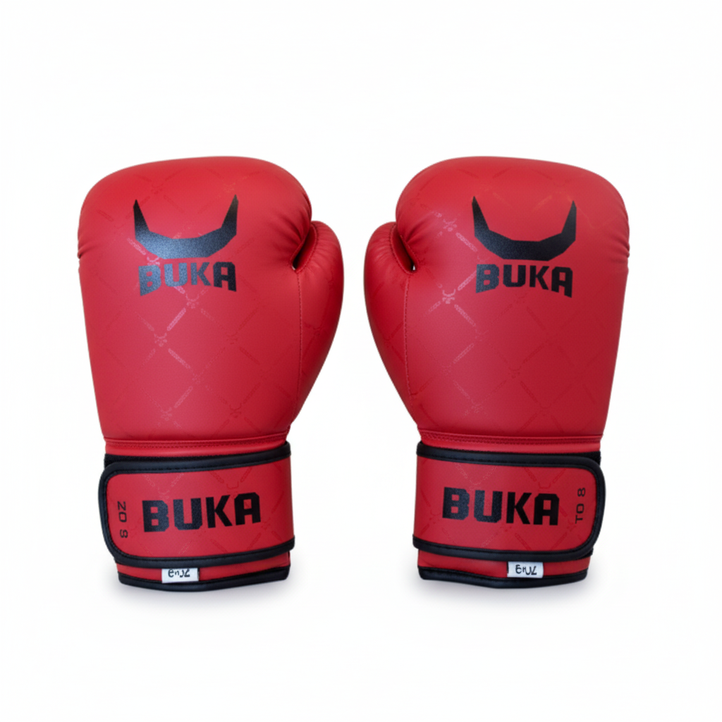 Square Buka Red Boxing Gloves Product Image