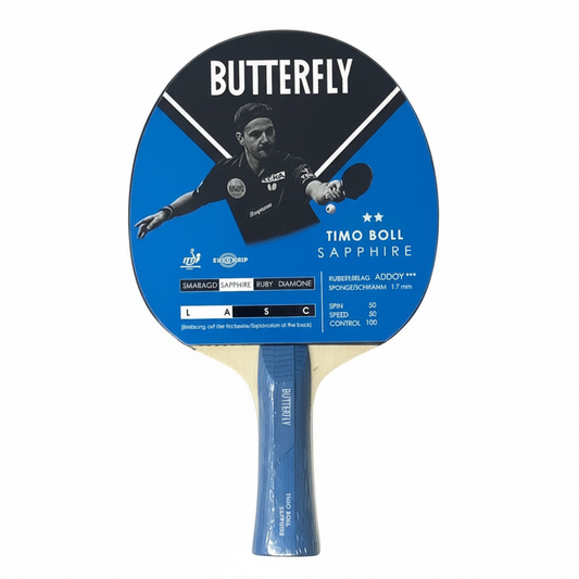 Square Butterfly Timo Boll Sapphire paddle