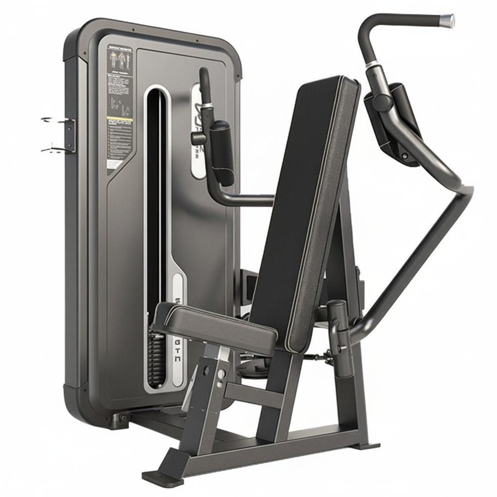 Square chest press equipment