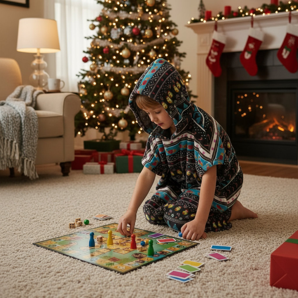 Square Christmas scene