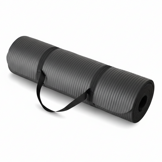 Square gray yoga mat product image