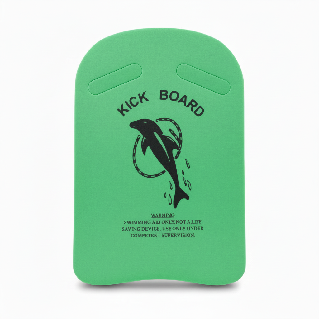 Square Green Kickboard Product Image