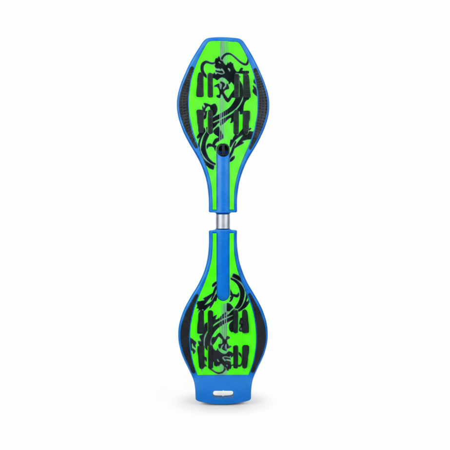 Square green snakeboard product image