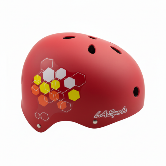 Square L.A Sports red helmet product image