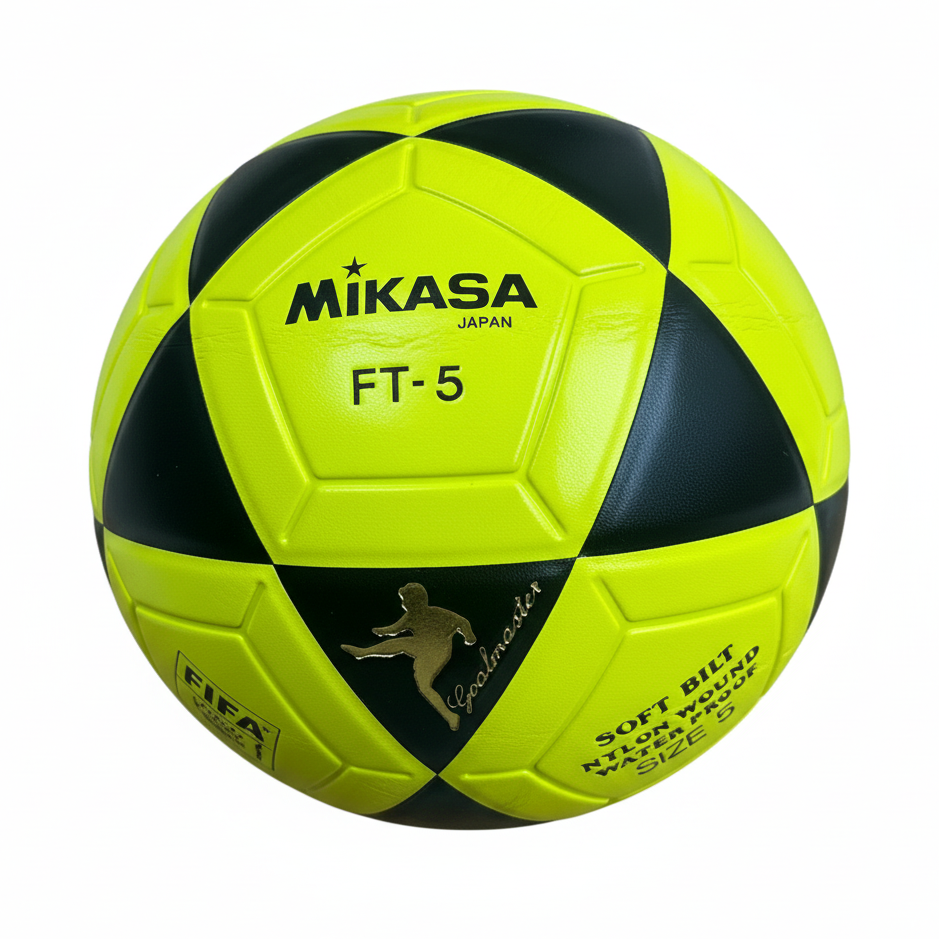 Square Mikasa Football Yellow Black Product Image