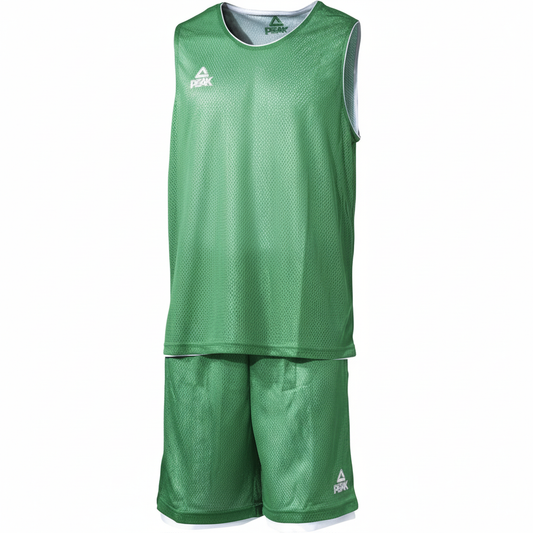 Square Peak Green Reversible Basketball Uniform Product Image