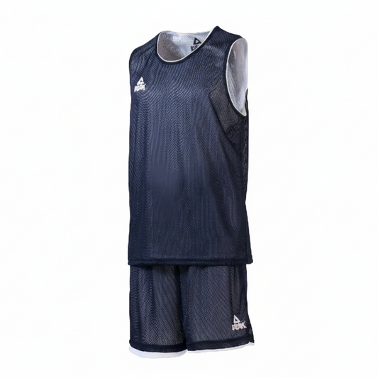 Square Peak Navy Basketball Uniform Product Image