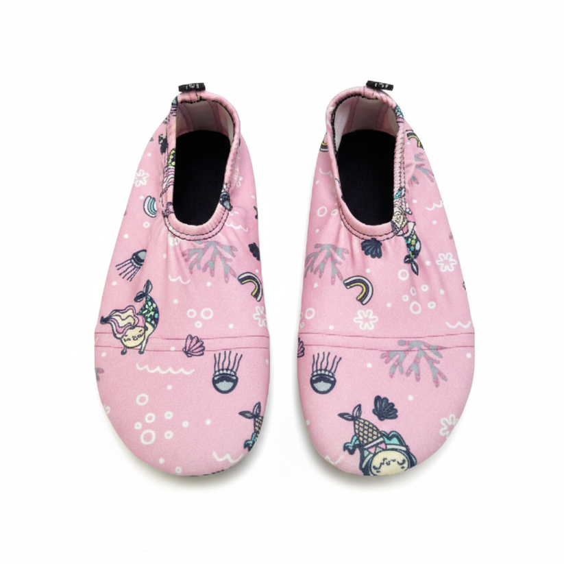 Square pink mermaid beach shoe product image