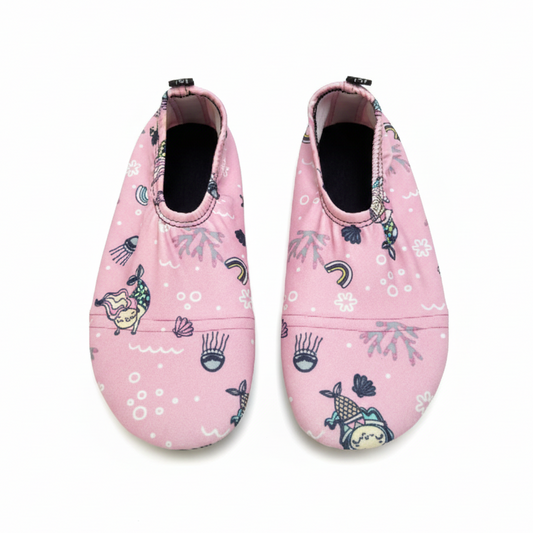 Square pink mermaid beach shoe product image