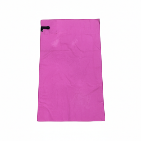 Square Pink Microfiber Towel