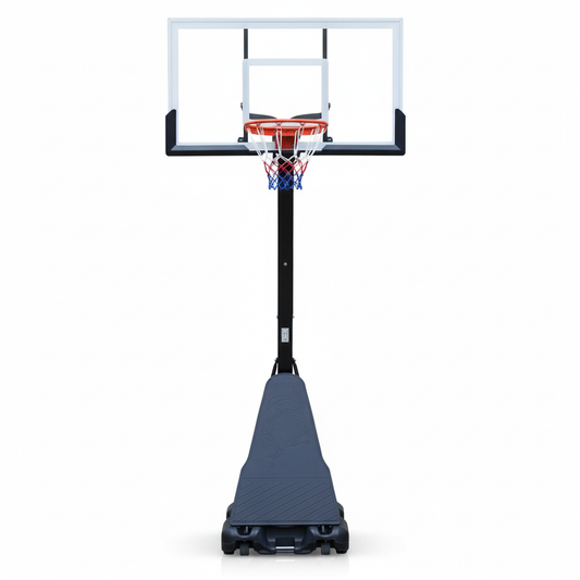 Square portable basketball hoop