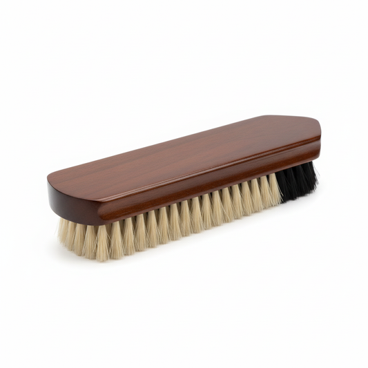 Square product image of shoe brush on white background