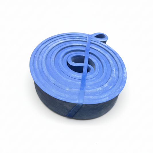 Square Shopify-ready blue resistance band photo