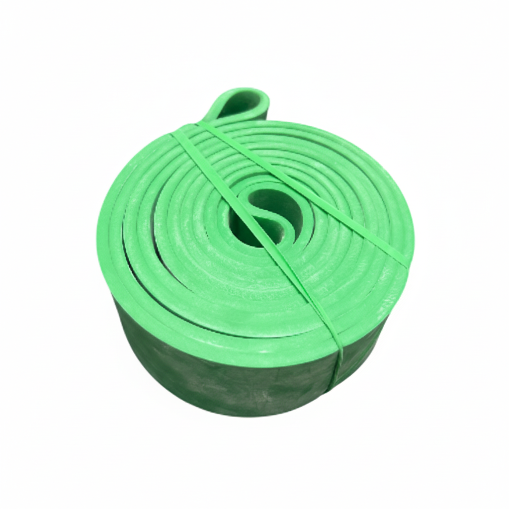 Square Shopify-ready green resistance band photo