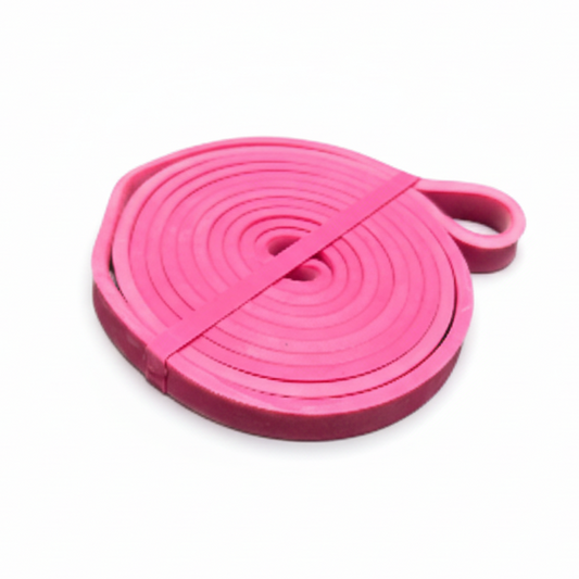 Square Shopify-ready pink resistance band photo